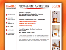 Tablet Screenshot of kachelofen-allgaeu.de